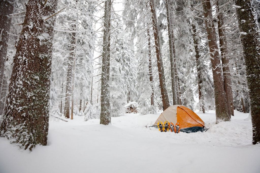 Camping d'hiver
