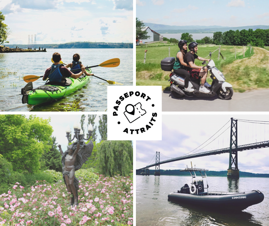 Passeport aventure et découverte à l'Île d'Orléans Quatre Natures